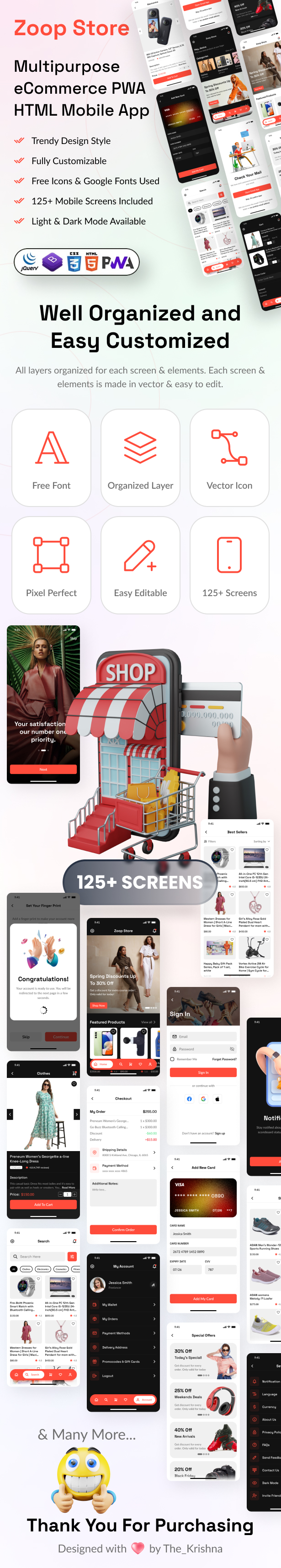 Multipurpose eCommerce Store PWA Mobile HTML Template - Zoop Retail Store - 4