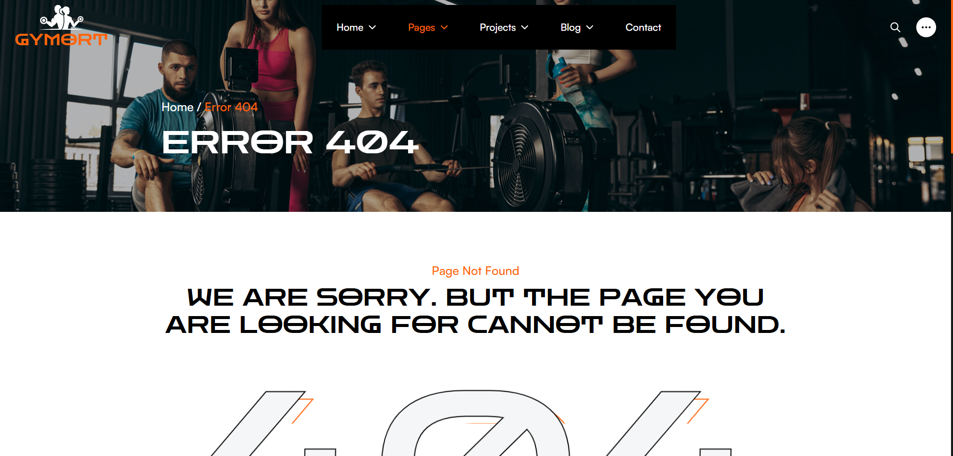Gym Website Preview